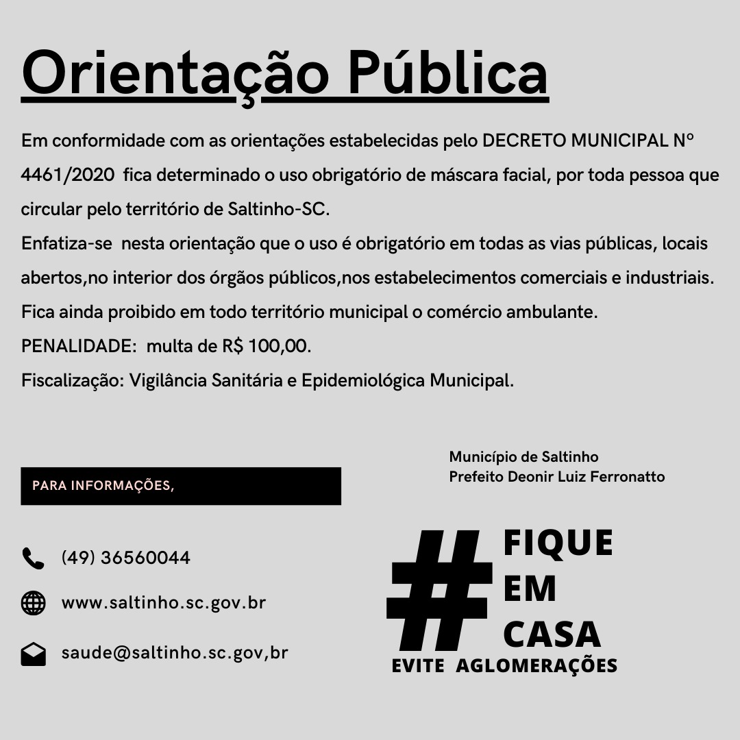 Decreto Nº 44612020 Prefeitura De Saltinho 1640